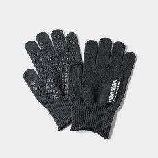 画像1: TIGHTBOOTH/LOGO GUNTE（Charcoal）［グローブ-23秋冬］ (1)