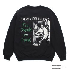 画像1: WACKO MARIA/DEAD KENNEDYS / SWEAT SHIRT（BLACK）［クルーネックスウェット-23秋冬］ (1)