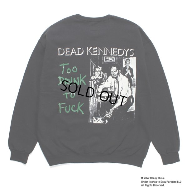 画像1: WACKO MARIA/DEAD KENNEDYS / SWEAT SHIRT（BLACK）［クルーネックスウェット-23秋冬］