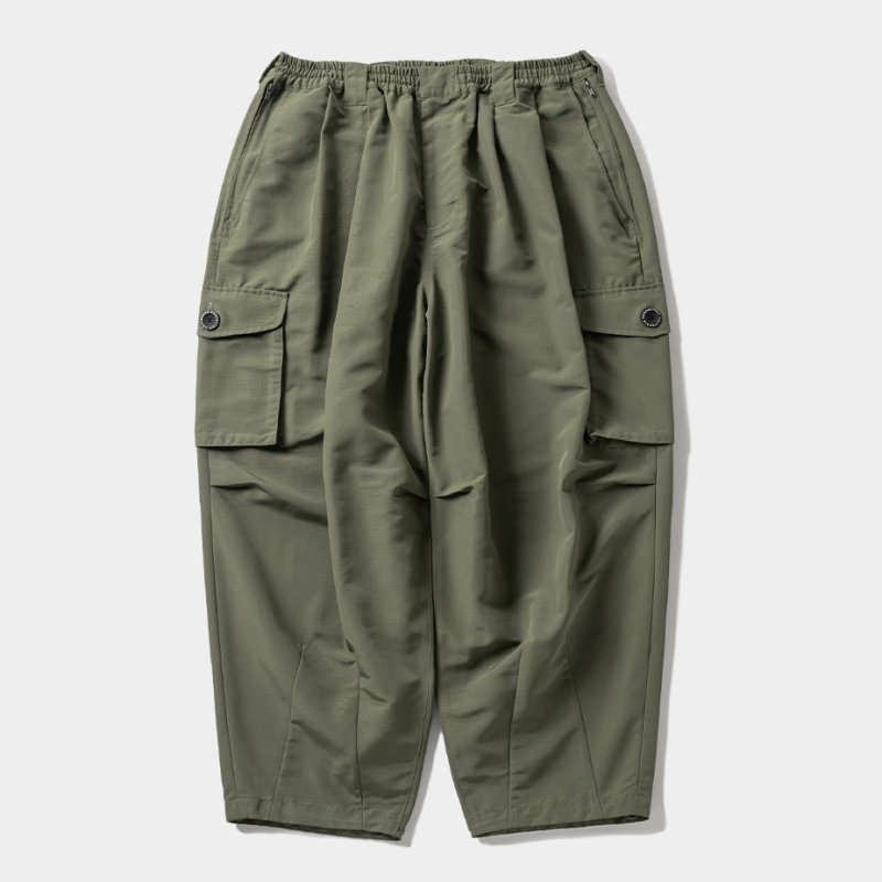 画像1: TIGHTBOOTH/T-65 BALLOON CARGO PANTS（Olive）［バルーンカーゴパンツ-23秋冬］