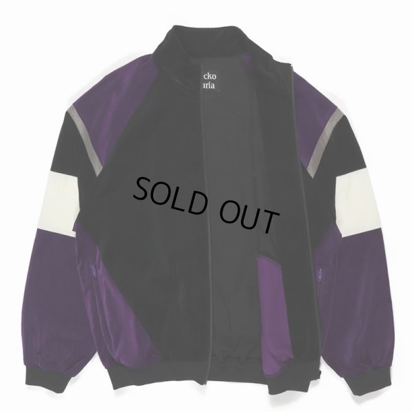 画像3: WACKO MARIA/VELVETEEN TRACK JACKET（BLACK/PURPLE）［ベルベッティーントラックJKT-23秋冬］