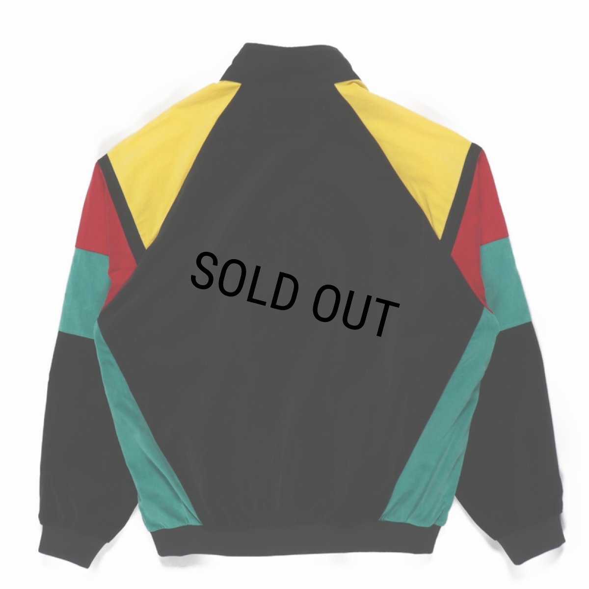 画像2: WACKO MARIA/VELVETEEN TRACK JACKET（BLACK/GREEN）［ベルベッティーントラックJKT-23秋冬］ (2)