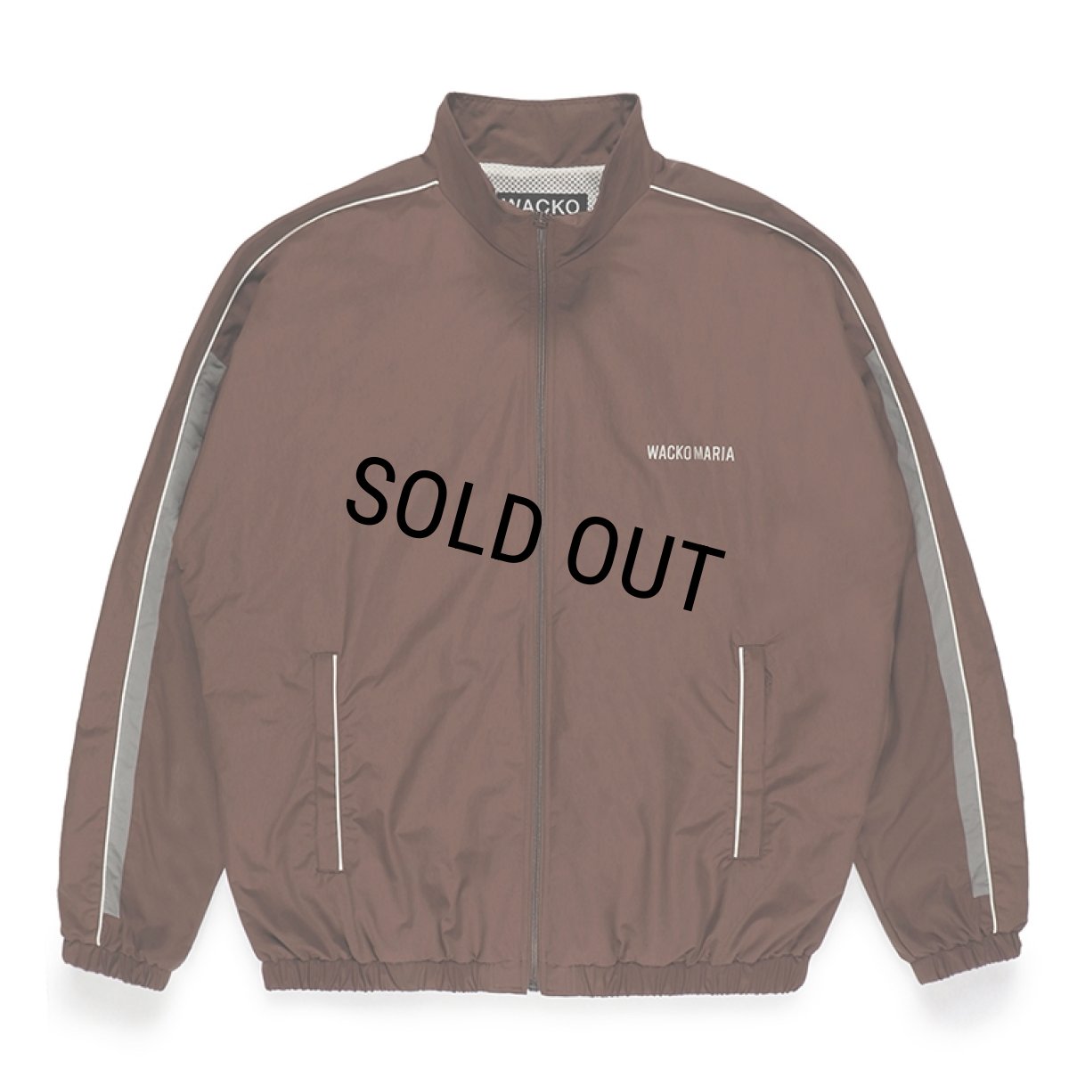 画像1: WACKO MARIA/NYLON TRACK JACKET（BROWN）［ナイロントラックJKT-23秋冬］ (1)