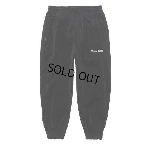 画像2: WACKO MARIA/VELVETEEN TRACK PANTS（BLACK/GREEN）［ベルベッティーントラックパンツ-23秋冬］