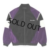 WACKO MARIA/VELVETEEN TRACK JACKET（BLACK/PURPLE）［ベルベッティーントラックJKT-23秋冬］