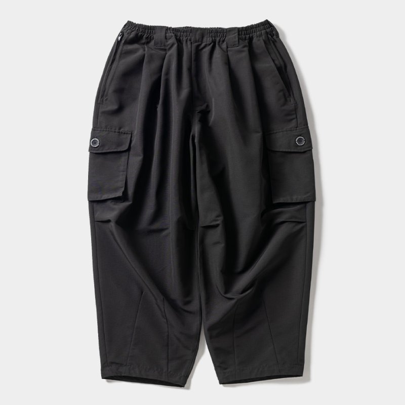 画像1: TIGHTBOOTH/T-65 BALLOON CARGO PANTS（Black）［バルーンカーゴパンツ-23秋冬］