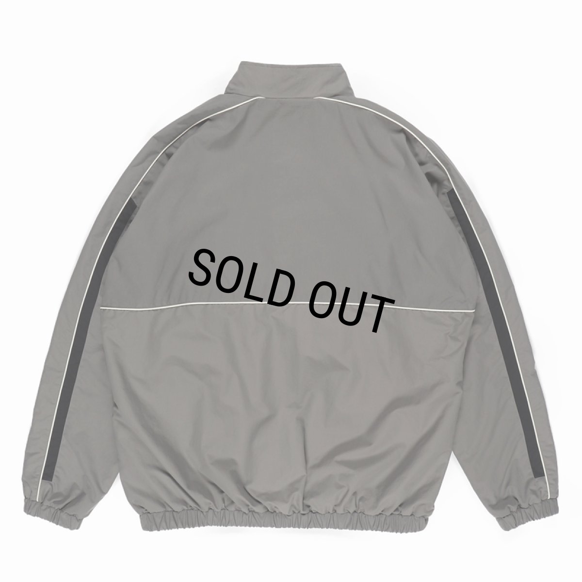 画像2: WACKO MARIA/NYLON TRACK JACKET（GRAY）［ナイロントラックJKT-23秋冬］ (2)
