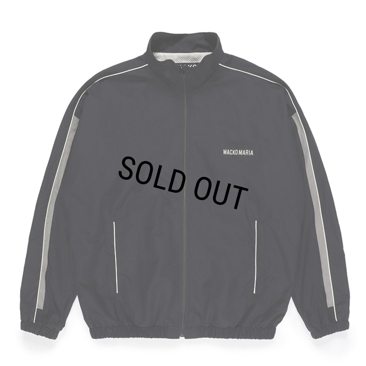 画像1: WACKO MARIA/NYLON TRACK JACKET（BLACK）［ナイロントラックJKT-23秋冬］ (1)
