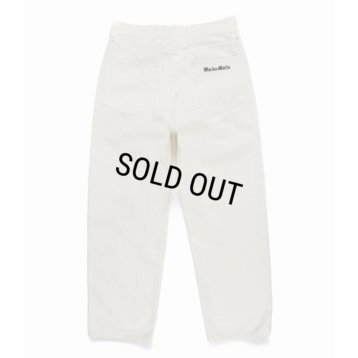 画像1: WACKO MARIA/DENIM PANTS（WHITE）［デニムパンツ-23秋冬］ (1)