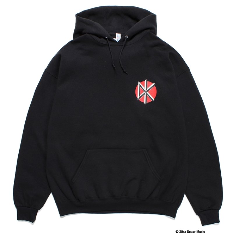 画像1: WACKO MARIA/DEAD KENNEDYS / PULL OVER HOODED SWEAT SHIRT（BLACK）［プルオーバーパーカー-23秋冬］