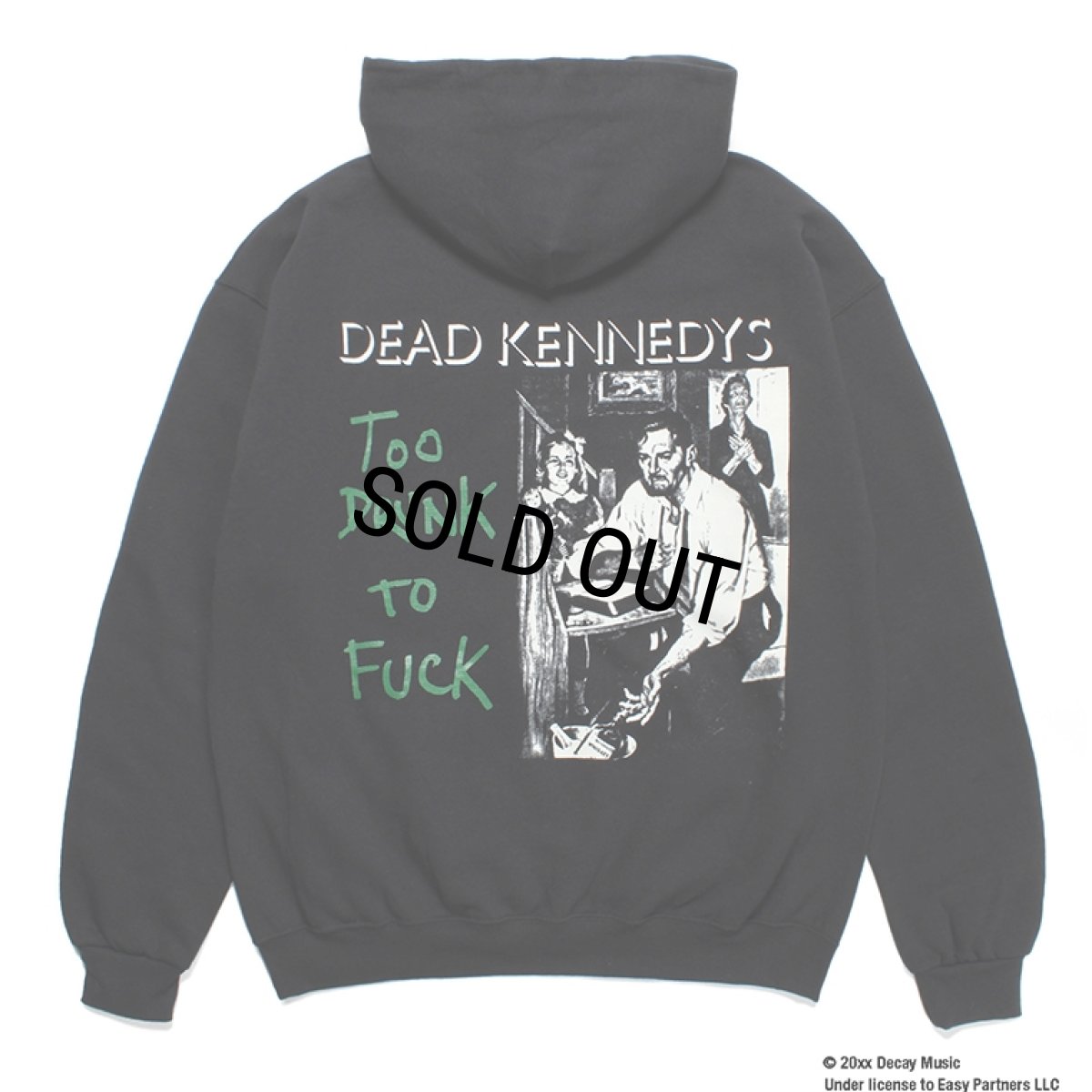 画像1: WACKO MARIA/DEAD KENNEDYS / PULL OVER HOODED SWEAT SHIRT（BLACK）［プルオーバーパーカー-23秋冬］ (1)