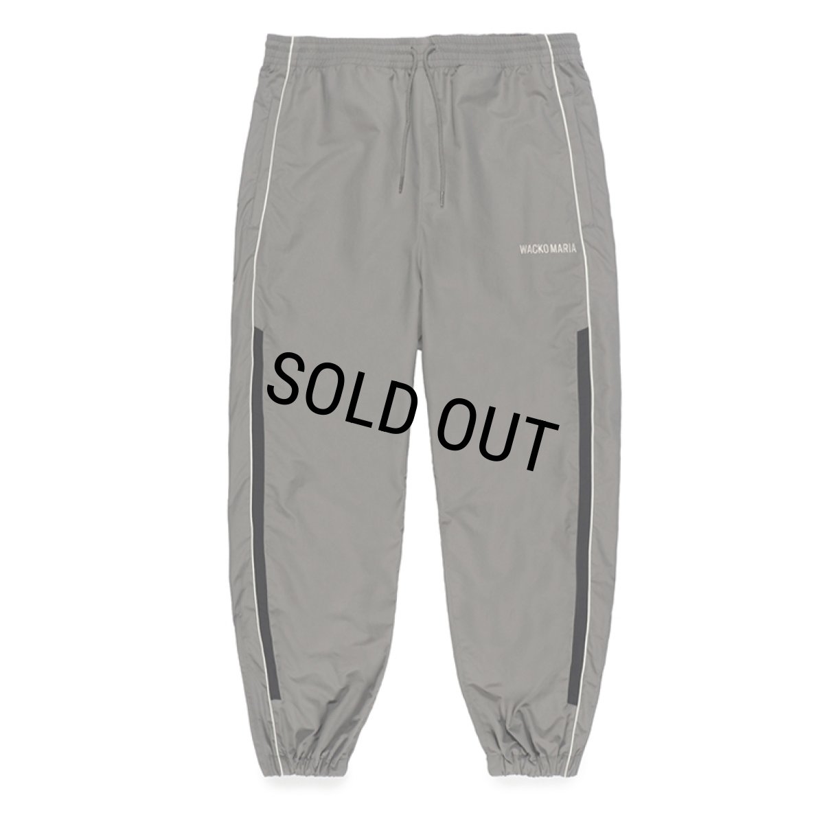 画像1: WACKO MARIA/NYLON TRACK PANTS（GRAY）［ナイロントラックパンツ-23秋冬］ (1)
