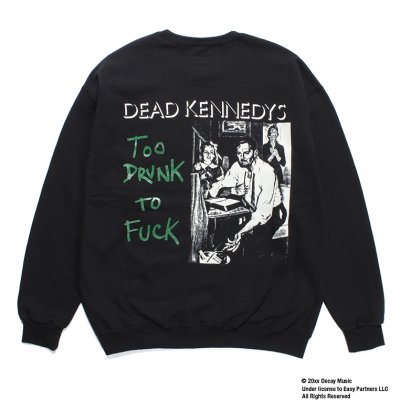 画像2: WACKO MARIA/DEAD KENNEDYS / SWEAT SHIRT（BLACK）［クルーネックスウェット-23秋冬］