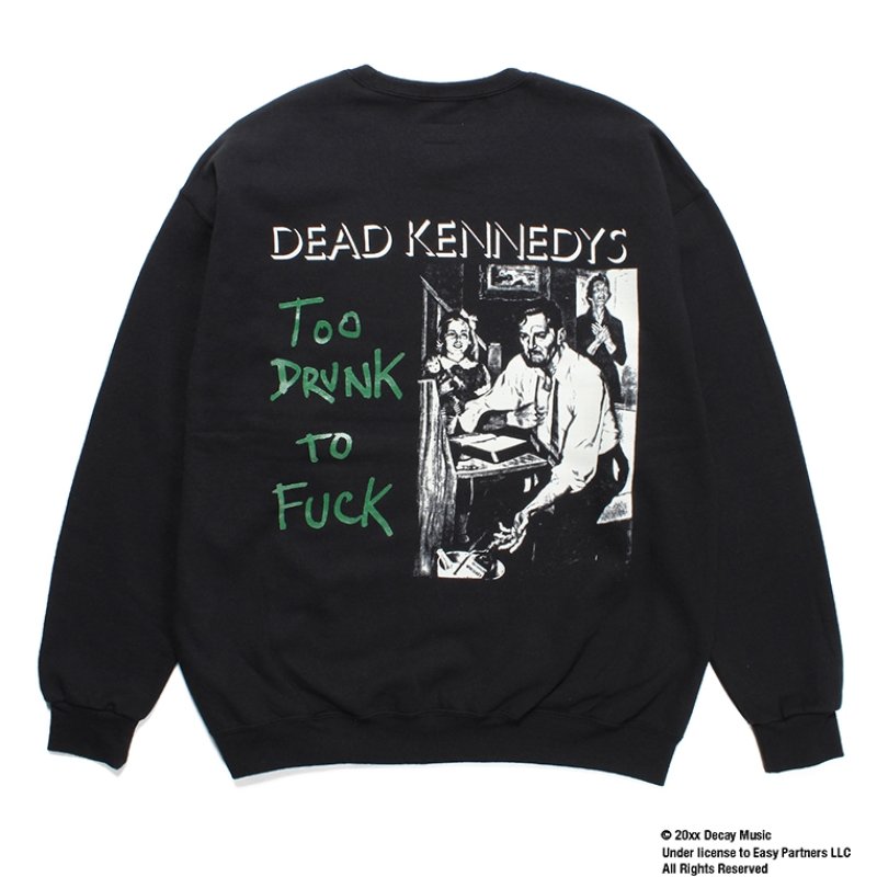 画像2: WACKO MARIA/DEAD KENNEDYS / SWEAT SHIRT（BLACK）［クルーネックスウェット-23秋冬］