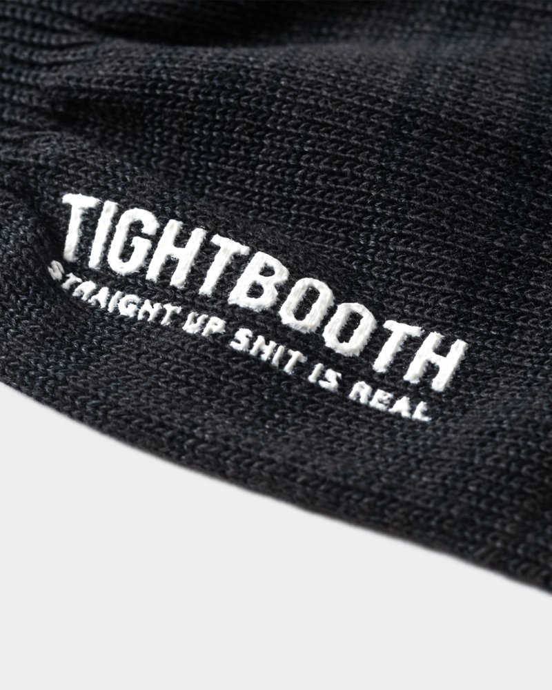 画像2: TIGHTBOOTH/LOGO FINGERLESS GUNTE（Black）［フィンガーレスグローブ-23秋冬］