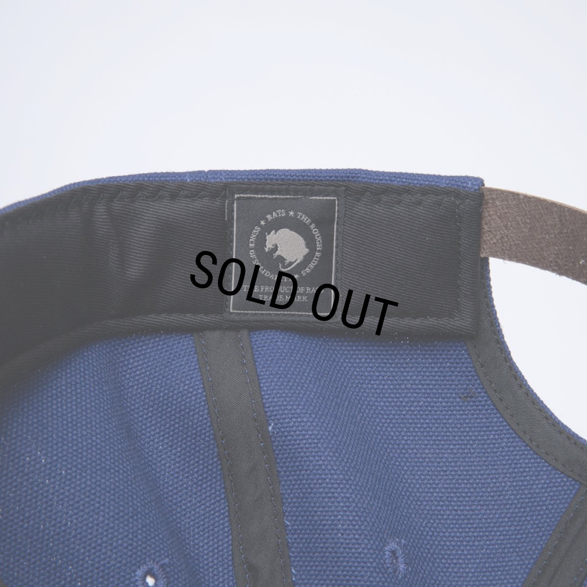 画像5: 【30%OFF】RATS/CANVAS LEATHER PATCH CAP（各色）［キャンバスレザーパッチキャップ-23秋冬］ (5)