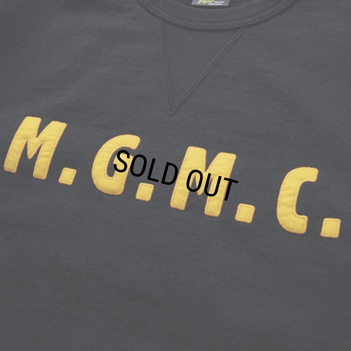 画像4: RATS/LETTERED CREW NECK SWEAT（BLACK）［クルーネックスウェット-23秋冬］ (4)