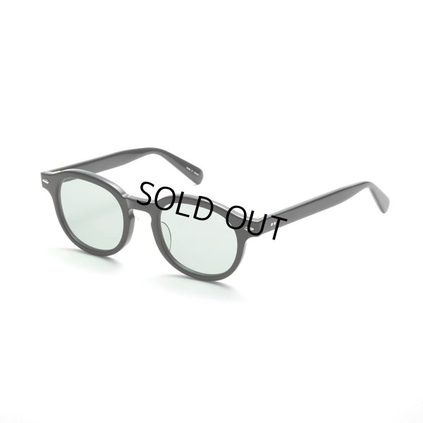 画像1: CALEE/B/W TYPE GLASSES（BLACK/GREEN）［眼鏡-23秋冬］