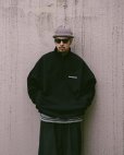 画像6: COOTIE PRODUCTIONS/Polyester Twill Half Zip L/S Tee（Black）［ポリエステルツイルハーフジップ-23秋冬］