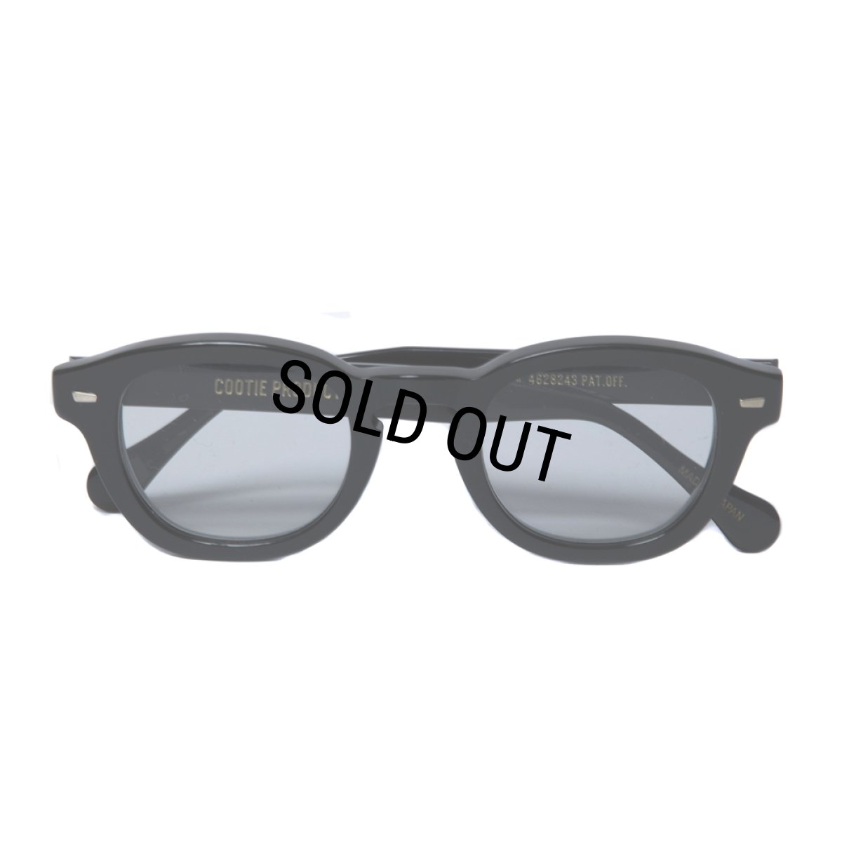 画像1: COOTIE PRODUCTIONS/Raza Glasses（Black/Light Gray）［眼鏡-23秋冬］ (1)