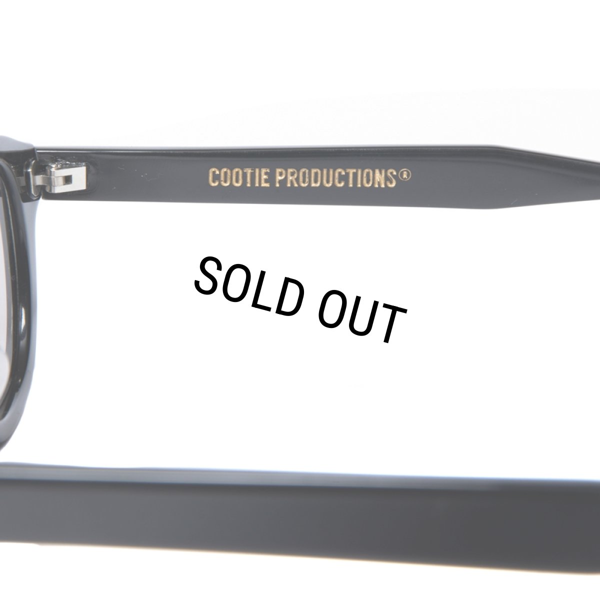 画像3: COOTIE PRODUCTIONS/Raza Glasses（Black/Light Gray）［眼鏡-23秋冬］ (3)