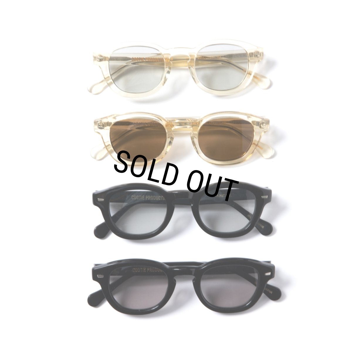 画像3: COOTIE PRODUCTIONS/Raza Glasses（Clear/Light Gray）［眼鏡-23秋冬］ (3)