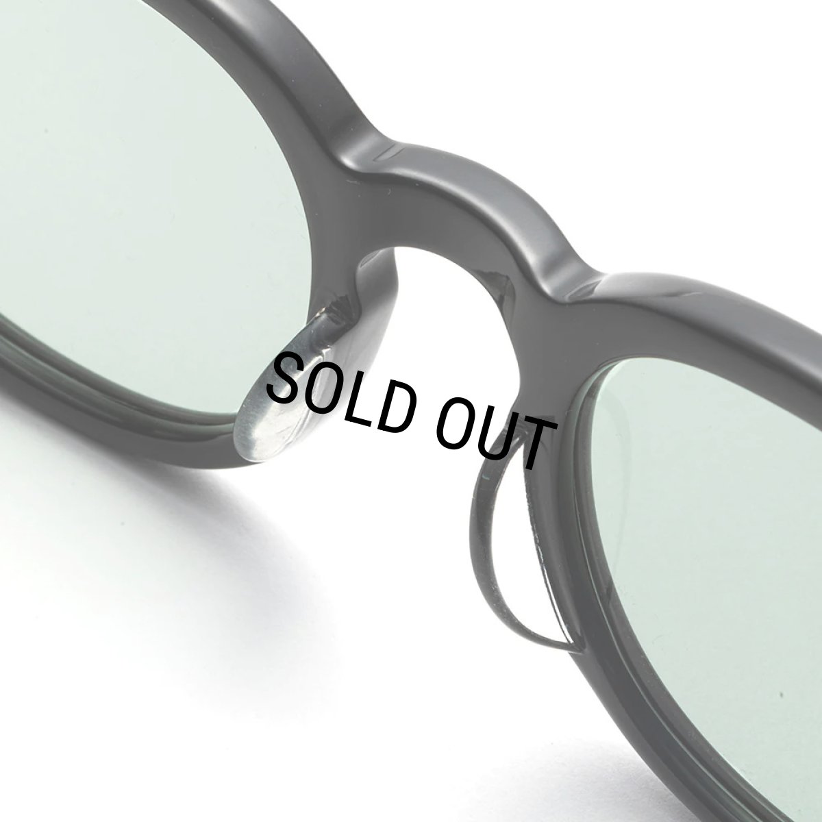 画像5: CALEE/B/W TYPE GLASSES（BLACK/GREEN）［眼鏡-23秋冬］ (5)