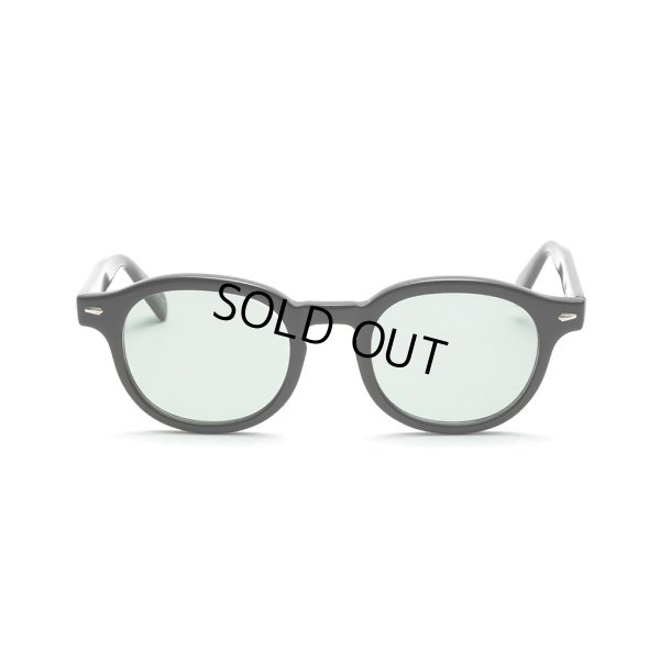 画像2: CALEE/B/W TYPE GLASSES（BLACK/GREEN）［眼鏡-23秋冬］