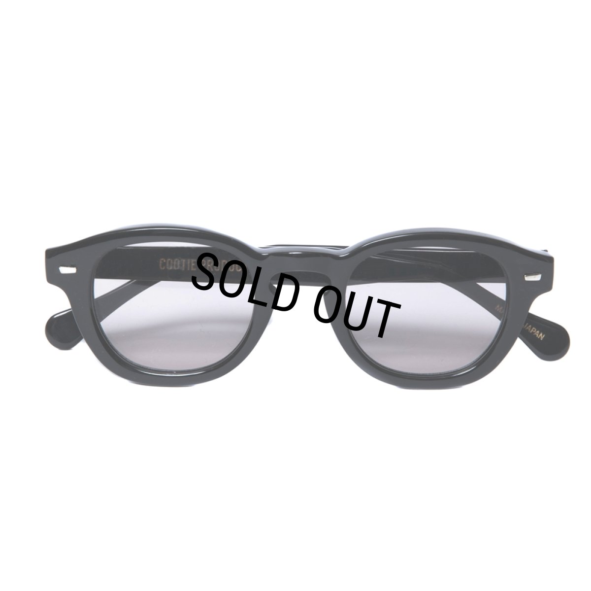 画像1: COOTIE PRODUCTIONS/Raza Glasses（Black/Smoke）［眼鏡-23秋冬］ (1)