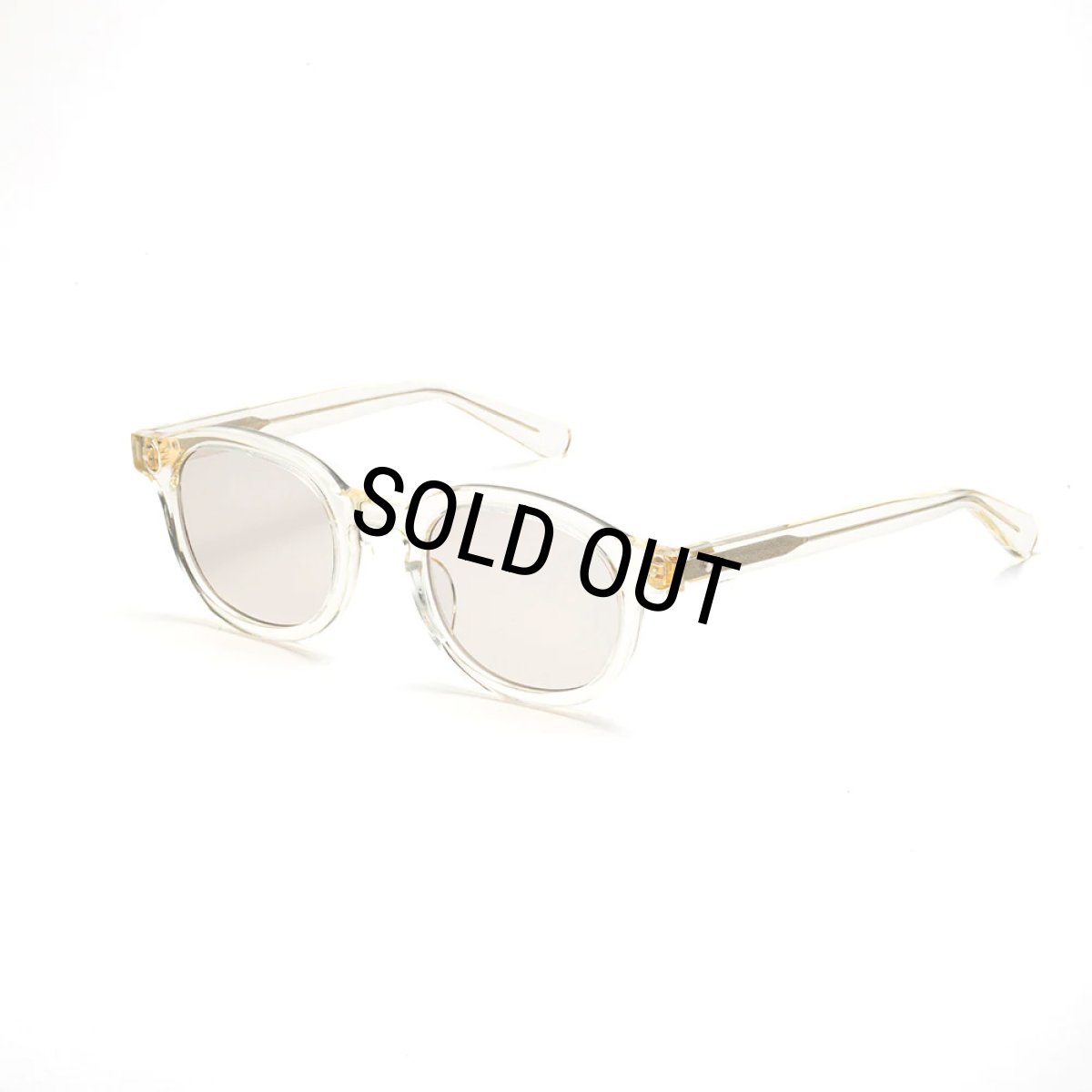 画像1: CALEE/B/W TYPE GLASSES（CLEAR/BROWN）［眼鏡-23秋冬］ (1)