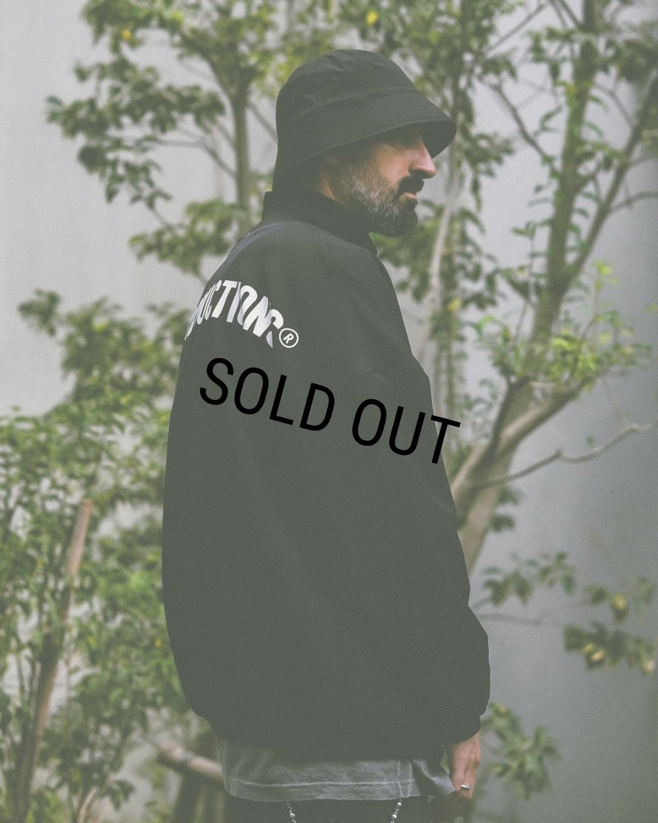 画像7: COOTIE PRODUCTIONS/Polyester Twill Half Zip L/S Tee（Black）［ポリエステルツイルハーフジップ-23秋冬］ (7)