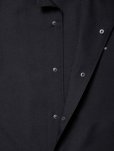 画像4: COOTIE PRODUCTIONS/Polyester Twill Fly Front L/S Shirt（Black）［ポリエステルツイルフライフロントシャツ-23秋冬］ (4)