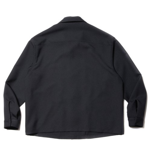 他の写真2: COOTIE PRODUCTIONS/Polyester Twill Fly Front L/S Shirt（Black）［ポリエステルツイルフライフロントシャツ-23秋冬］