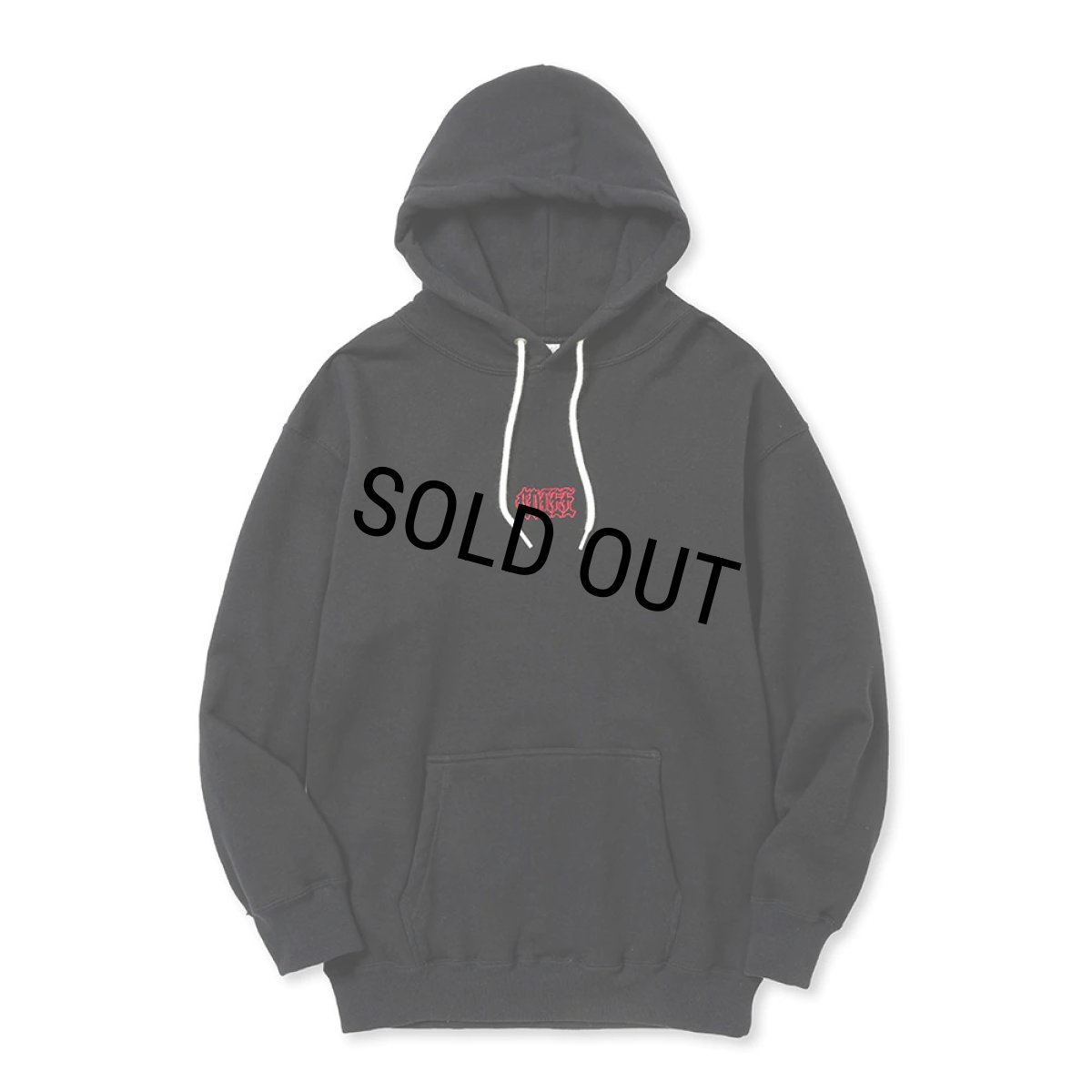 画像1: CALEE/CAL EMBROIDERY PULLOVER HD（BLACK） 【40%OFF】［プルオーバーパーカー-23秋冬］ (1)