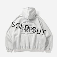 TIGHTBOOTH/STRAIGHT UP HOODIE（Gray）［フーディー-23秋冬］