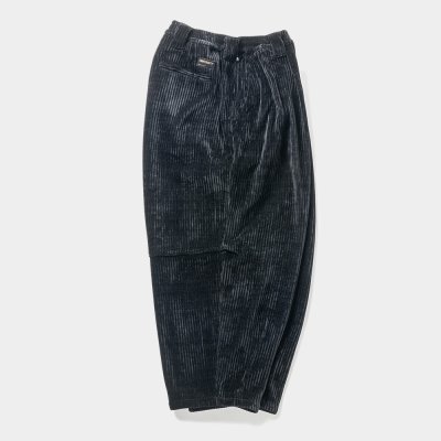 画像2: TIGHTBOOTH/KNIT CORD BALLOON PANTS（Black）［コーデュロイバルーンパンツ-23秋冬］