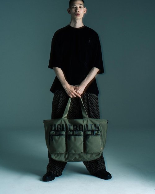 他の写真2: TIGHTBOOTH/TRIPLE POCKET BIG TOTE（Khaki）［ビッグトート-23秋冬］