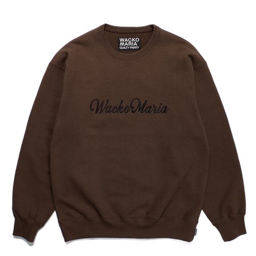 他の写真1: WACKO MARIA/HEAVY WEIGHT CREW NECK SWEAT SHIRT（BROWN）［クルーネックスウェット-23秋冬］