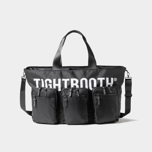 他の写真1: TIGHTBOOTH/TRIPLE POCKET BIG TOTE（Black） 【20%OFF】［ビッグトート-23秋冬］