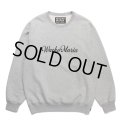 WACKO MARIA/HEAVY WEIGHT CREW NECK SWEAT SHIRT（GRAY）［クルーネックスウェット-23秋冬］