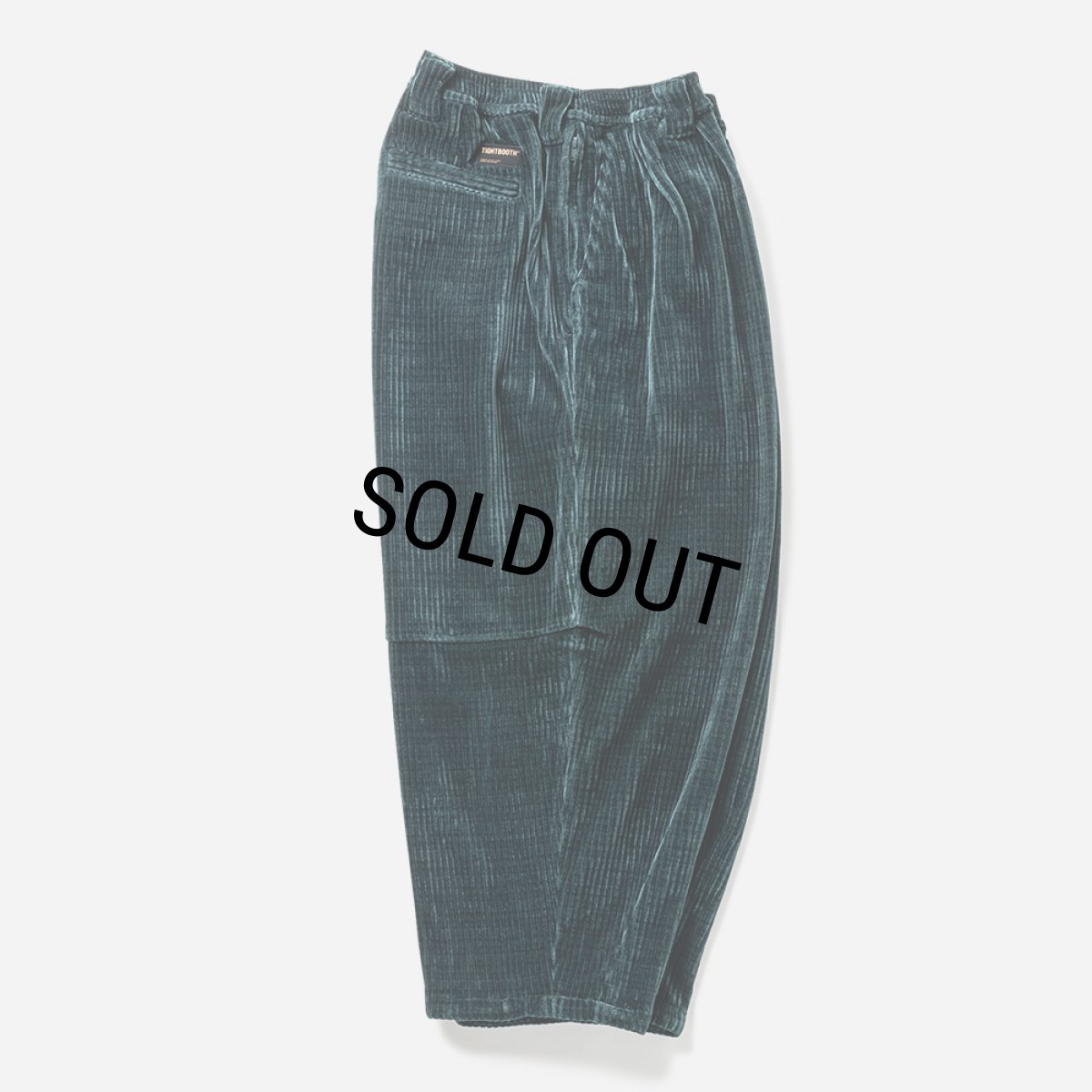 画像3: TIGHTBOOTH/KNIT CORD BALLOON PANTS（Forest） 【20%OFF】［コーデュロイバルーンパンツ-23秋冬］ (3)