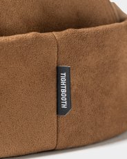 画像5: TIGHTBOOTH/SUEDE ROLL CAP（Black）［ロールキャップ-23秋冬］ (5)