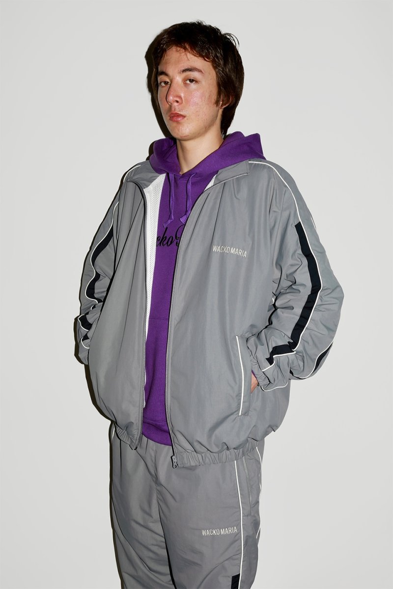 画像2: WACKO MARIA/HEAVY WEIGHT PULL OVER HOODED SWEAT SHIRT（PURPLE）［プルオーバーパーカー-23秋冬］