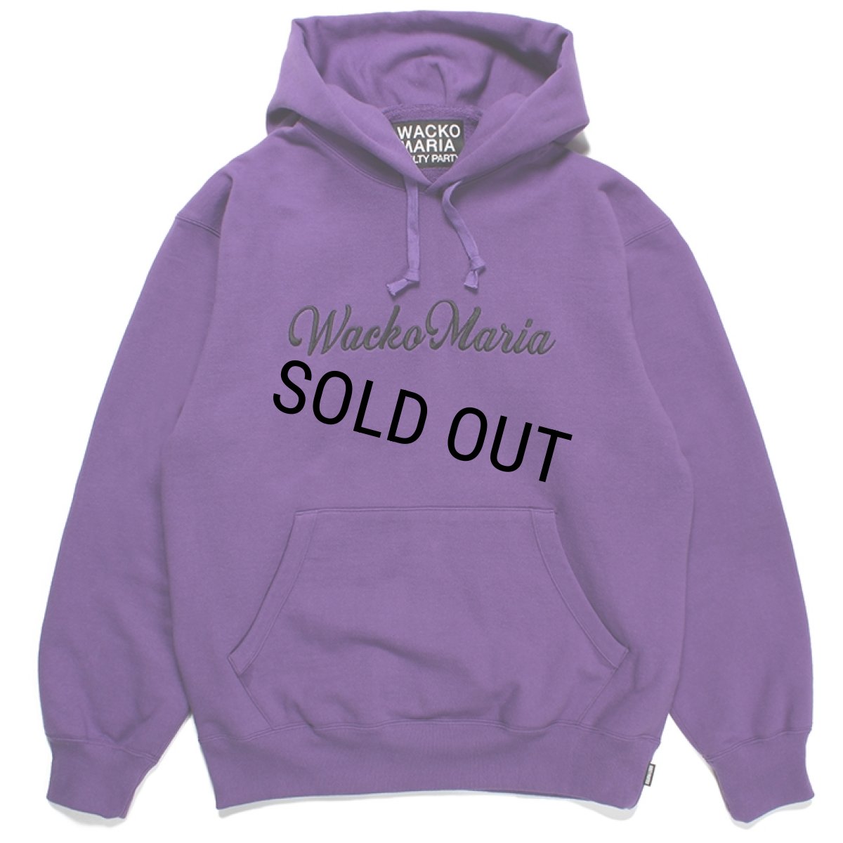 画像1: WACKO MARIA/HEAVY WEIGHT PULL OVER HOODED SWEAT SHIRT（PURPLE）［プルオーバーパーカー-23秋冬］ (1)