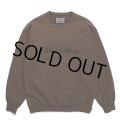 WACKO MARIA/HEAVY WEIGHT CREW NECK SWEAT SHIRT（BROWN）［クルーネックスウェット-23秋冬］