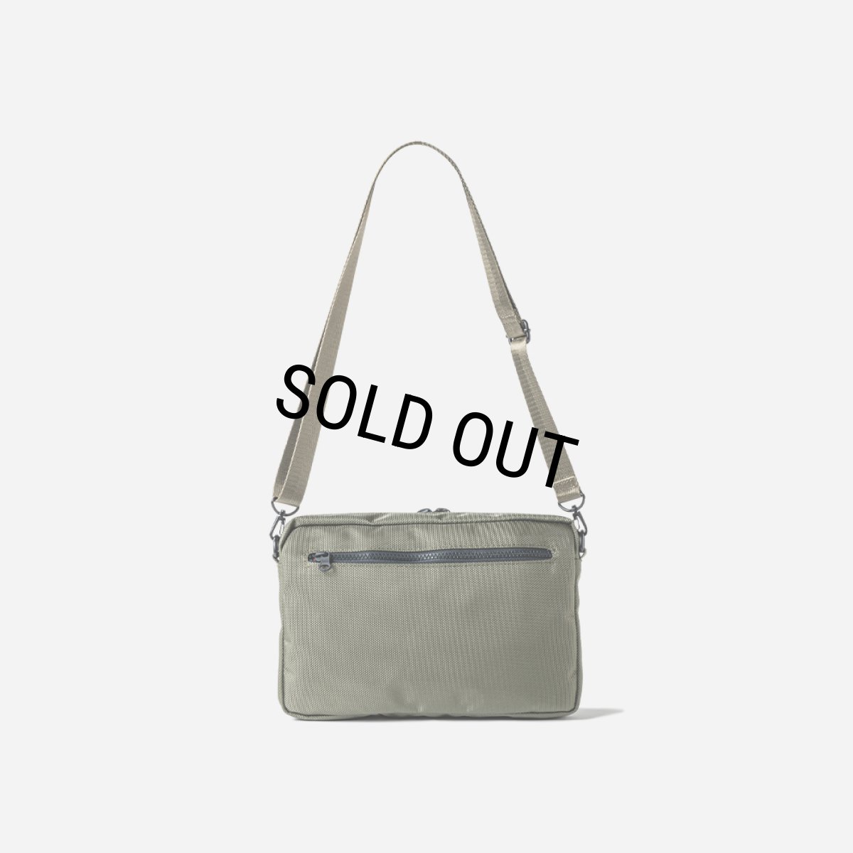 画像2: TIGHTBOOTH/TRIPLE POCKET SACOCHE（Khaki）［サコッシュ-23秋冬］ (2)