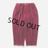 TIGHTBOOTH/KNIT CORD BALLOON PANTS（Wine）［コーデュロイバルーンパンツ-23秋冬］