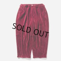 TIGHTBOOTH/KNIT CORD BALLOON PANTS（Wine）［コーデュロイバルーンパンツ-23秋冬］