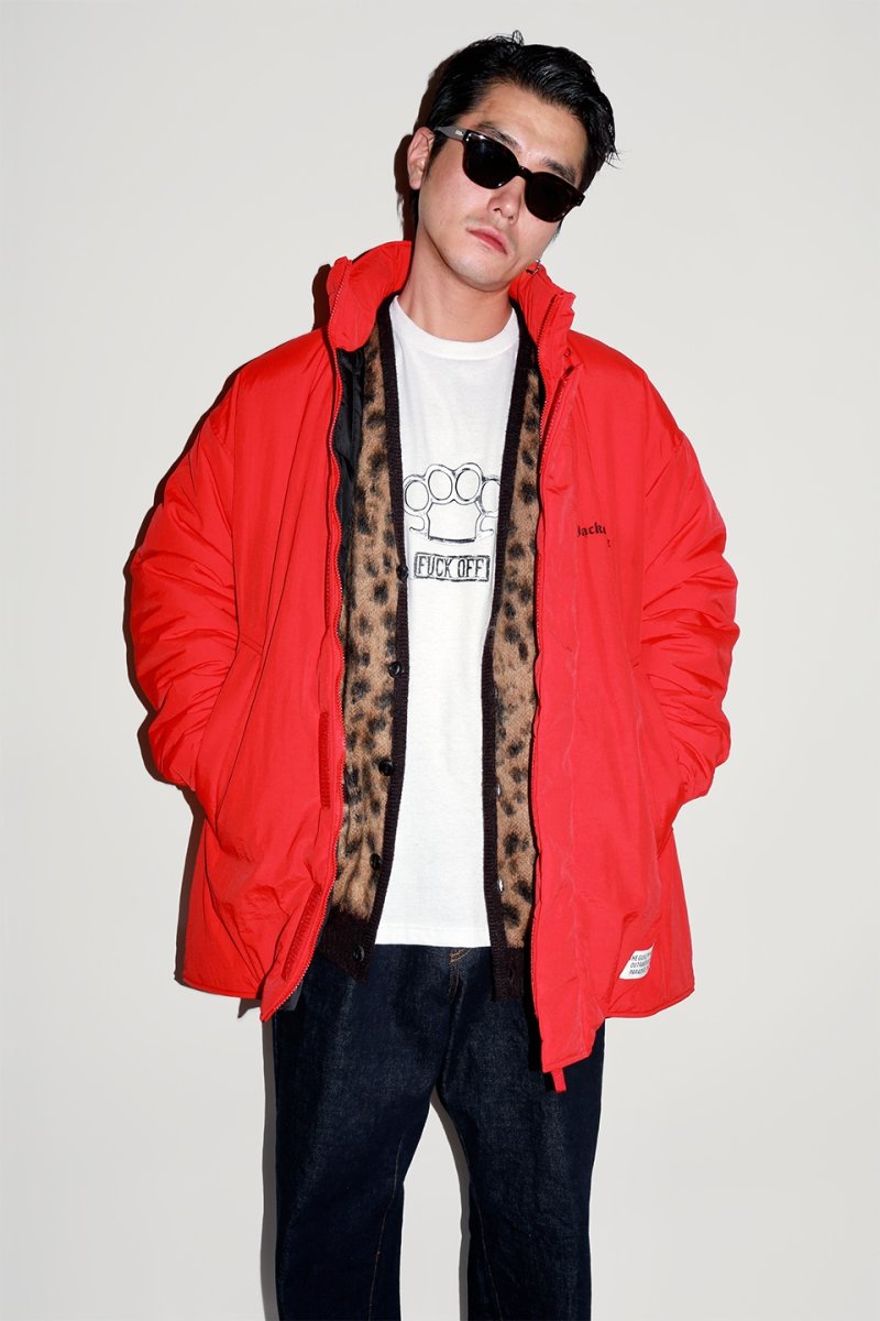 画像2: WACKO MARIA/LEOPARD MOHAIR KNIT JACQUARD CARDIGAN（BEIGE）［レオパードモヘアカーディガン-23秋冬］