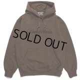 WACKO MARIA/HEAVY WEIGHT PULL OVER HOODED SWEAT SHIRT（BROWN）［プルオーバーパーカー-23秋冬］